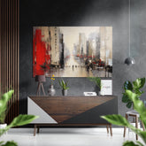 Silhouettes Brushed Aluminum Dibond Wall Art.